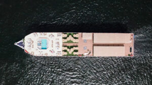 Tarot Tour's Nile Azur cruise ship roaming the Nile